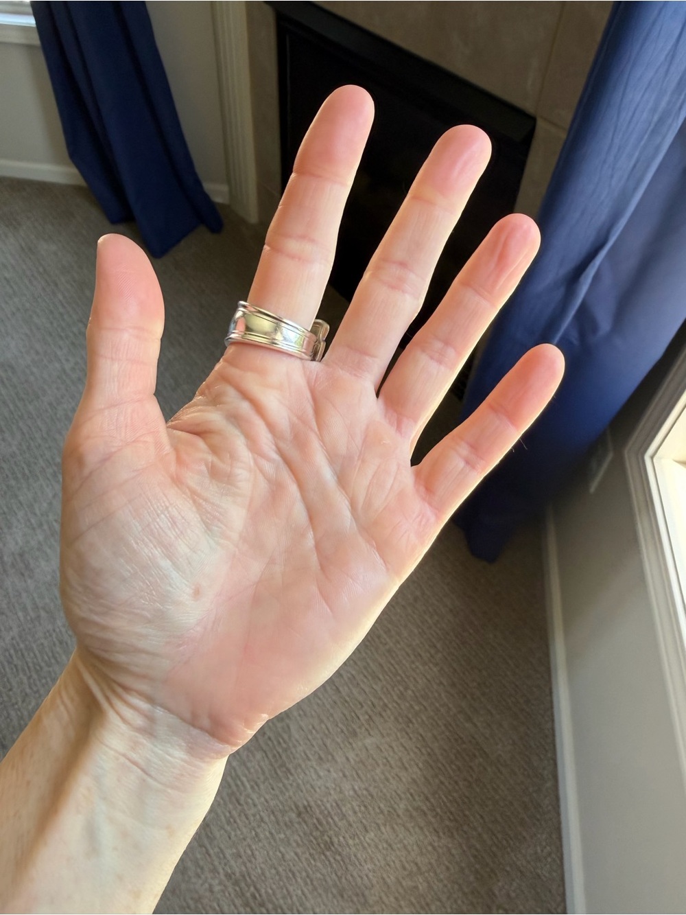 C Engraved Spoon Ring - Picture 7 of 13